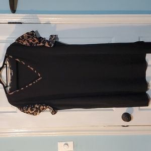 NWOT LBD with leopard print details
